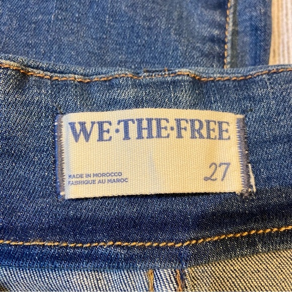 NWT We‎ the Free Bella Moto Mid Rise Skinny Side-Zipped Ankle Jeans in Prophecy - Picture 9 of 14
